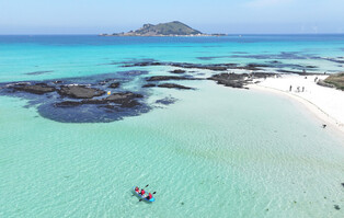 Hyeopjae Beach on Jeju Island