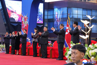 Completion of new apartments in Pyongyang