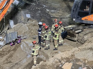 Missing worker's body recovered from collapsed construction site
