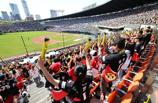 Fans rooting for teams