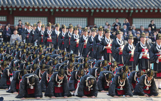 Renovated main hall of Jongmyo Shrine