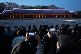 Renovated main hall of Jongmyo Shrine