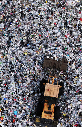 Heap of plastic waste ahead of Earth Day