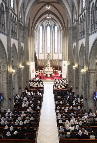 Mass for late Pope Francis