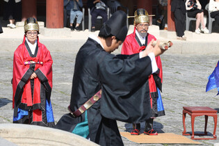 Reenacted procession of diplomatic mission sent to Japan