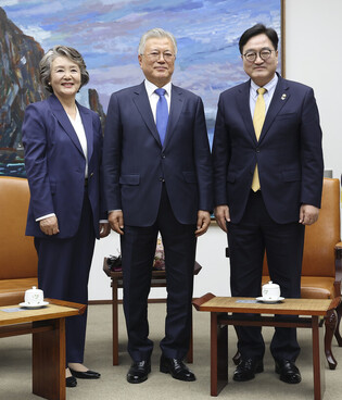 Ex-president meets parliamentary leader