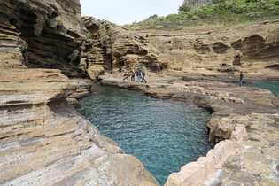 Yongmeori Beach on Jeju Island