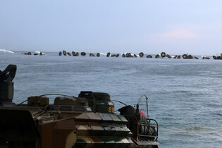 Marines' landing drill