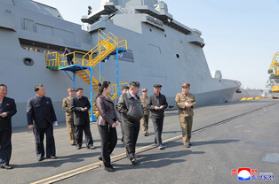 N. Korea's 1st firing test of new warship's weapons systems