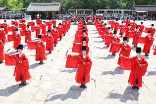 Royal ritual to honor past kings of Joseon Dynasty