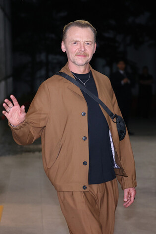 British actor Simon Pegg in S. Korea