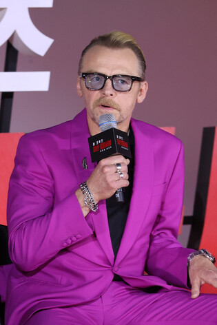 Simon Pegg in Seoul