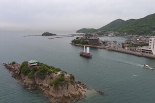 Replica ship of Joseon Dynasty diplomatic delegation in Japan