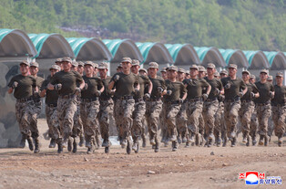 N. Korea's tactical drill demonstrations of different arms