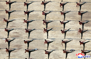 N. Korea's tactical drill demonstrations of different arms