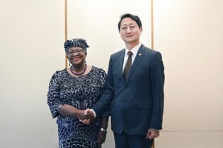 S. Korean industry minister meets WTO chief