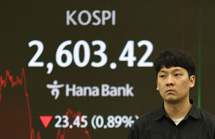 KOSPI falls