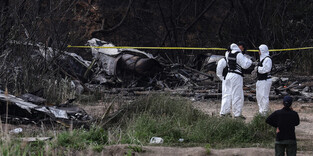 Site of Navy patrol plane crash