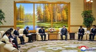 Delegation of pro-Pyongyang body in Japan