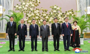 Delegation of pro-Pyongyang body in Japan