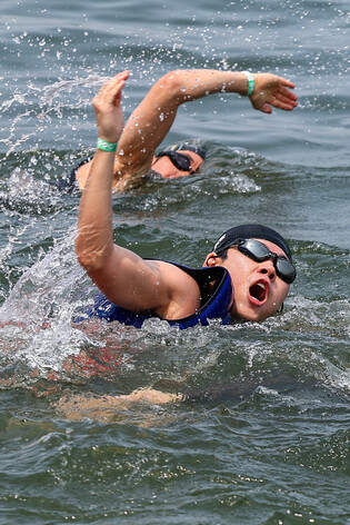 Triathlon festival on Han River