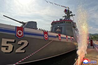 N. Korea's damaged warship launched