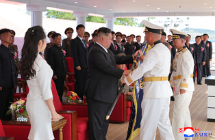 N. Korea's damaged warship launched