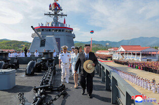 N. Korea's damaged warship launched