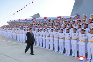 N. Korea's damaged warship launched