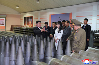 N. Korean leader inspects munitions plant