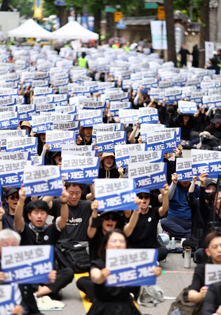 Rally for teachers' rights