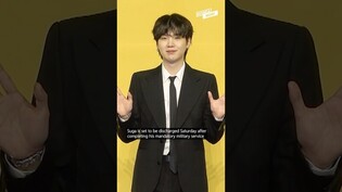 [D-2] BTS' Suga set for military discharge Saturday!