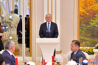Banquet for 1st anniv. of Kim-Putin meeting in Pyongyang
