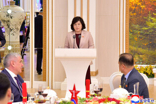 Banquet for 1st anniv. of Kim-Putin meeting in Pyongyang
