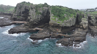 Yongmeori Beach on Jeju Island