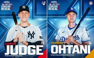 MLB 저지·오타니, 양대리그 팬 투표 1위로 올스타전 직행