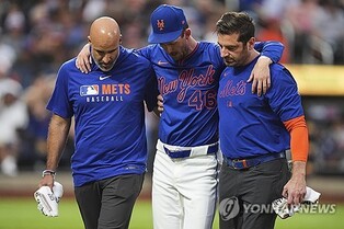 깜짝 활약하던 메츠 선발 캐닝, 아킬레스건 수술로 시즌 아웃