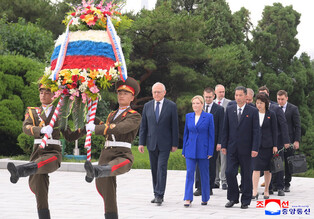 Russian Culture Ministry delegation in Pyongyang