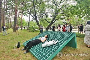 Art installations at Gyeongbok Palace invite visitors to reflect on heritage through contemporary art