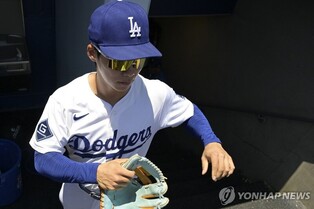 MLB 다저스 김혜성, 대주자로 나와 1타수 1안타…팀은 6연패