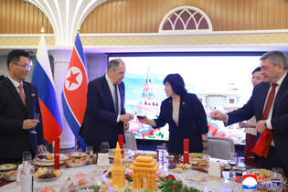 N. Korea's reception for Russia's FM