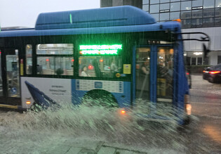 Torrential rain in Seoul