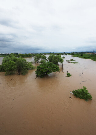 Torrential rain in S. Korea