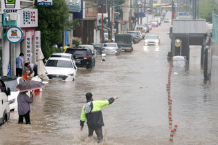 Torrential rain in S. Korea
