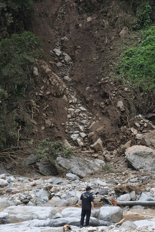 Aftermath of heavy rain in S. Korea