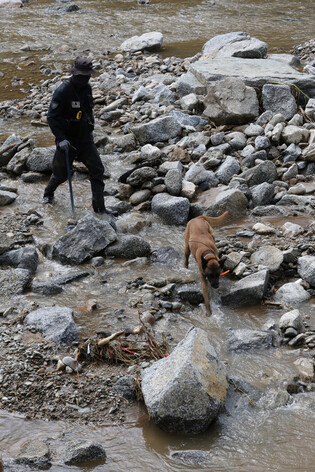 Aftermath of heavy rain in S. Korea