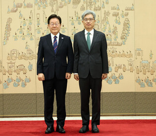 Constitutional Court's chief justice Kim Sang-hwan