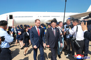 Inaugural Pyongyang-Moscow direct flight