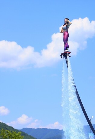 Flyboarding in S. Korea