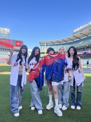 I-dle Performs at LA Angels Home Game Pre-Show Event